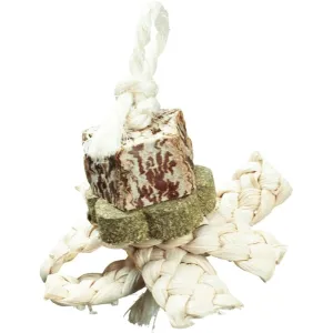 A &E Cages Nibbles Hollow Braided Hay Small Animal Chew 1ea-One Size