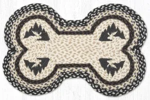 Dog Bone Rug - Graphic Moose