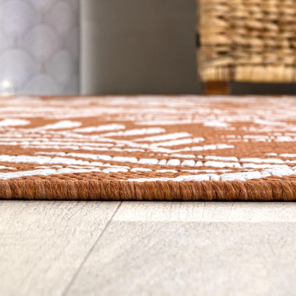 Flores Palm Frond Indoor/outdoor Area Rug