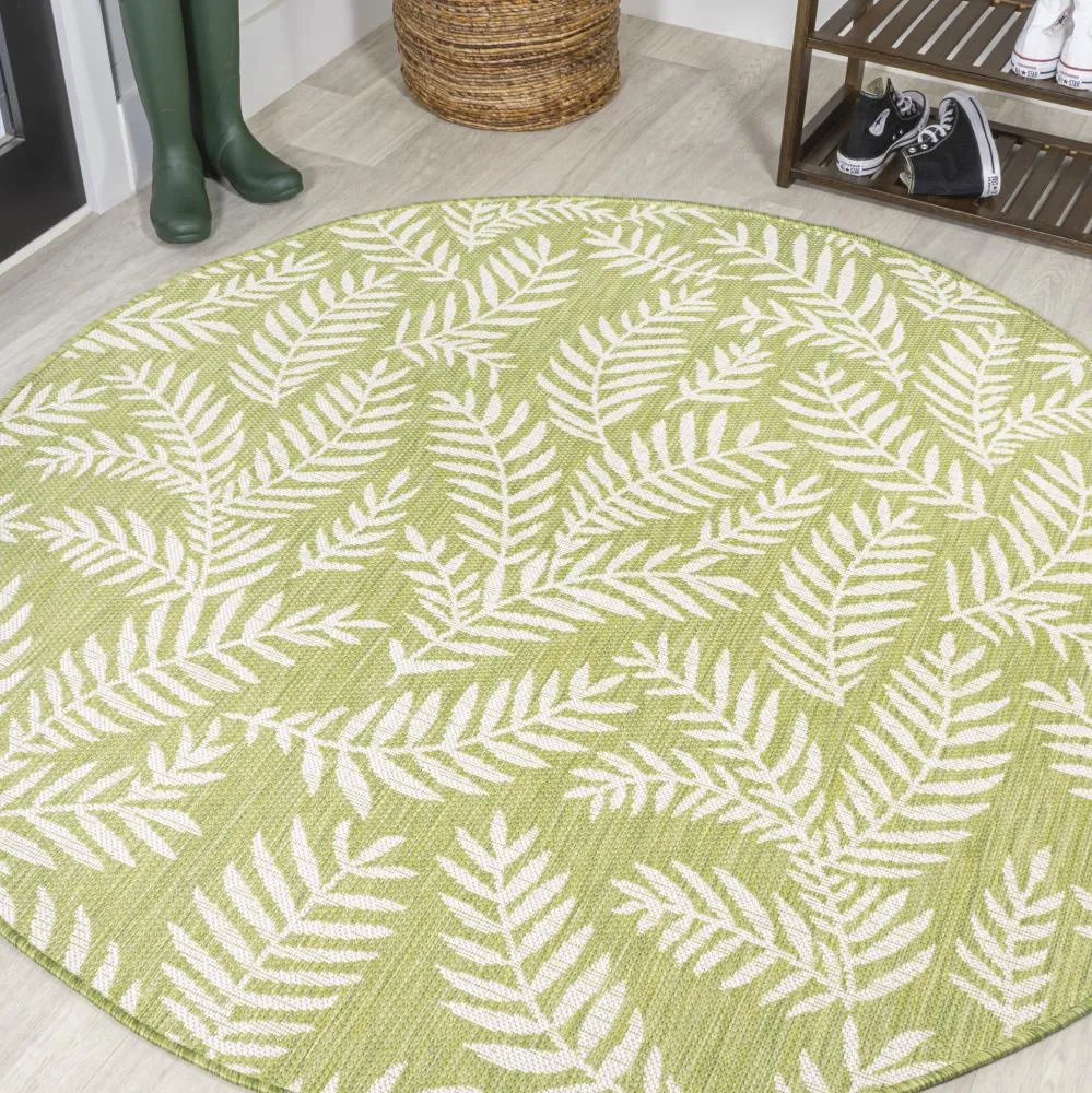 Flores Palm Frond Indoor/outdoor Area Rug