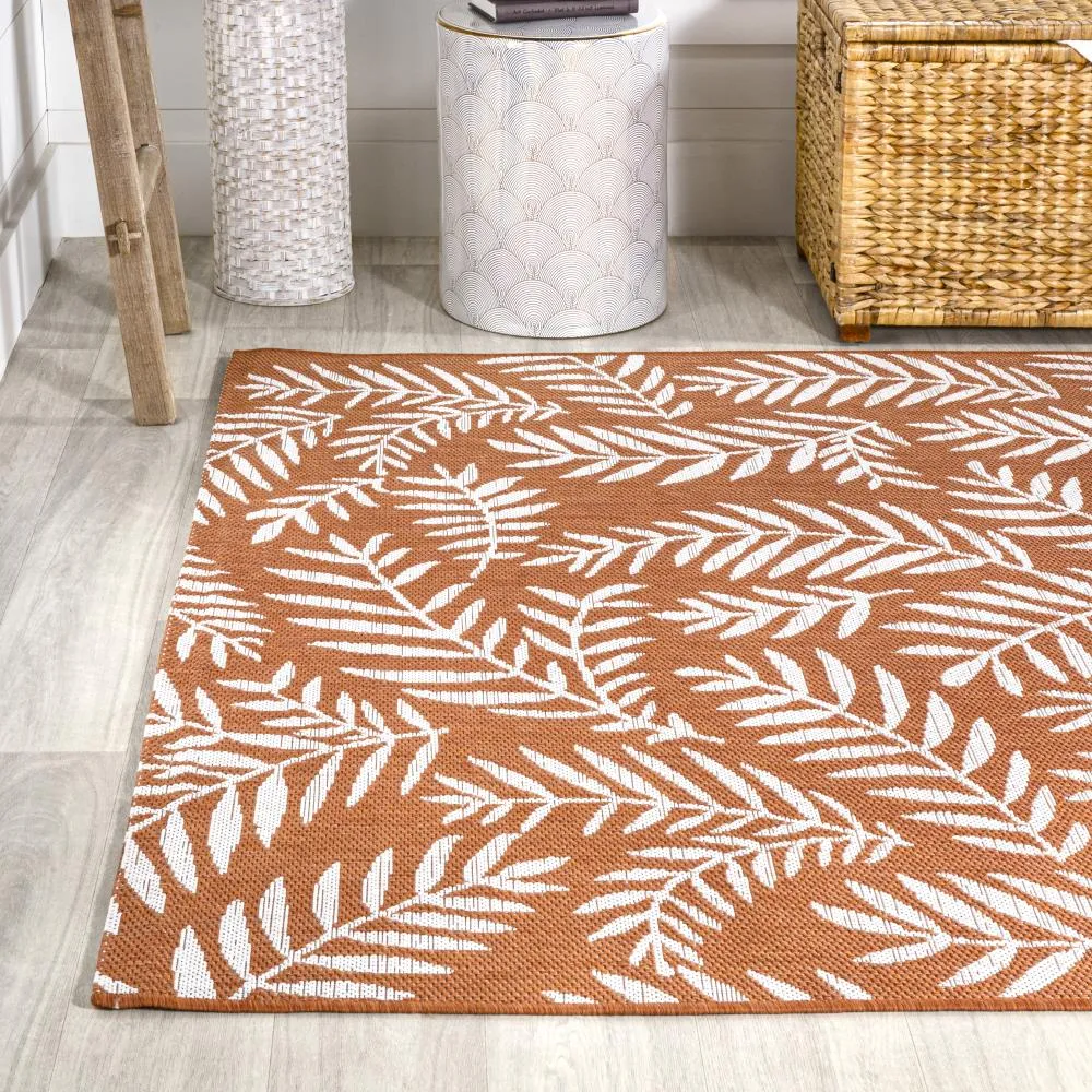 Flores Palm Frond Indoor/outdoor Area Rug