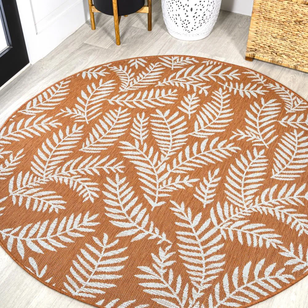 Flores Palm Frond Indoor/outdoor Area Rug