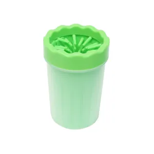 Green Pet Foot Cleaner Paw Washer Brush 9x11cm - Ondoing