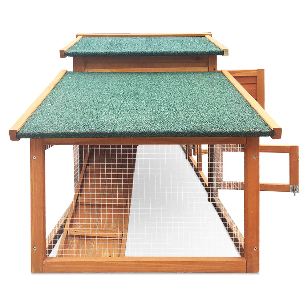 Large Waterproof Wooden Pet Hutch with Play Area - i.Pet