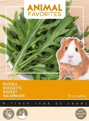 Rocket (arugula) seeds for your Pet Guinea Pig Grow your own Organic Pet Food gift for him her teacher gifts DIY plants birthday present