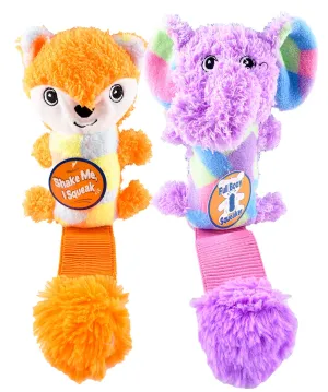 Shake & Squeak Cuddle Tugz Dog Toy, Assorted