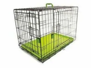 VOYAGER WIRE CRATE - 2 DOORS S, GREEN