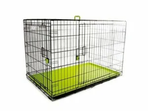 VOYAGER WIRE CRATE - 2 DOORS XXL, GREEN